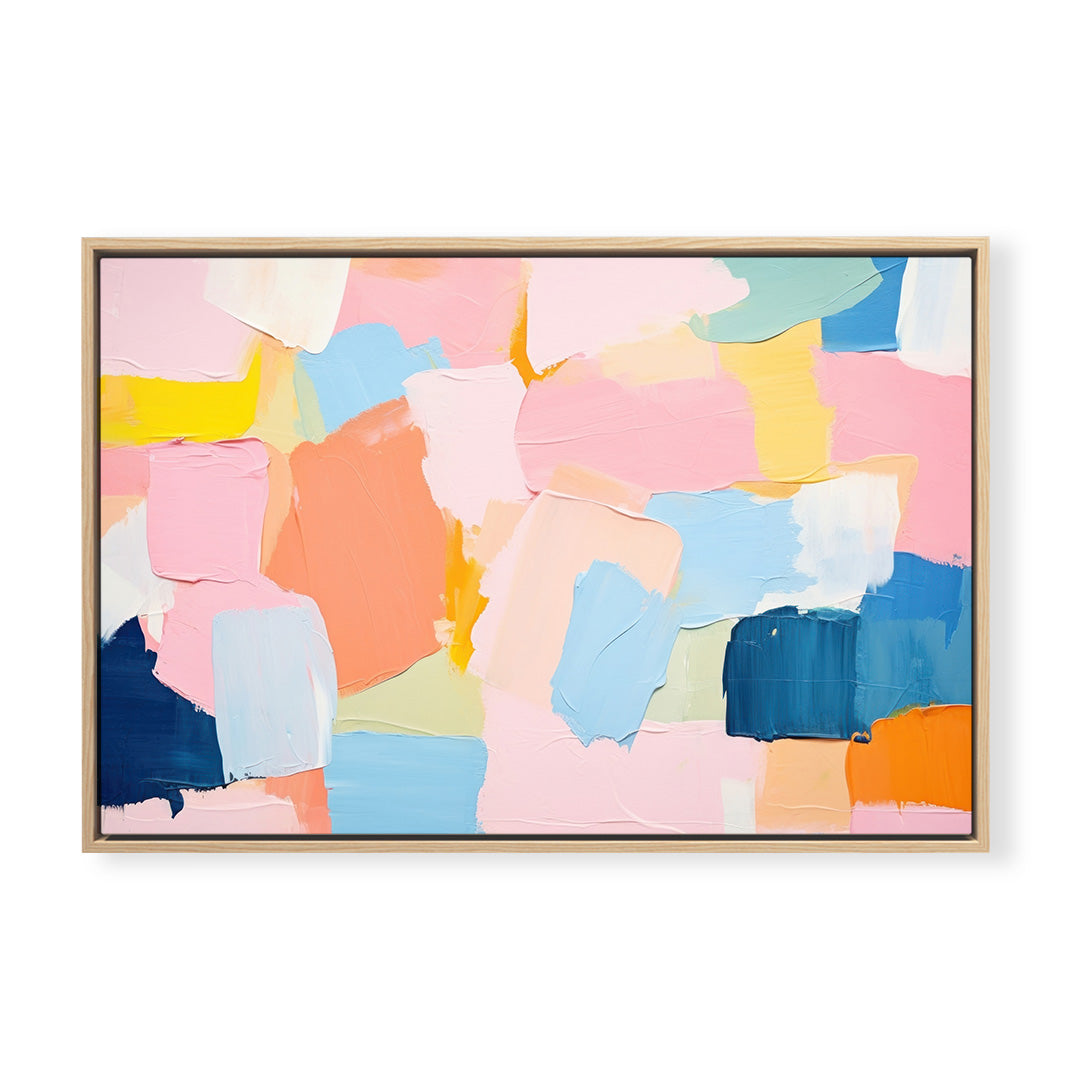 Tickled Pink Abstract | Abstract Art Print – Urban Garden Prints