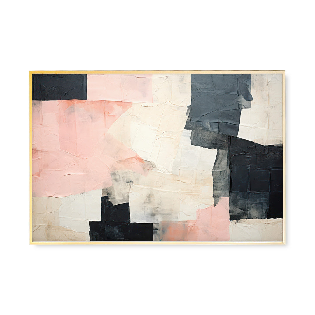 Smoky Blush Abstract