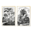 Vintage Tropical Oasis Pair
