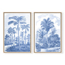 Vintage Tropical Oasis Pair