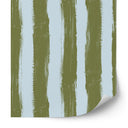 Painterly Cabana Stripe by Charlotte Pottieger Wallpaper Sample