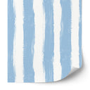 Painterly Cabana Stripe by Charlotte Pottieger Wallpaper Sample