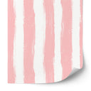 Painterly Cabana Stripe by Charlotte Pottieger Wallpaper Sample