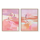 Pink Beach Pair by Jenny Westenhofer