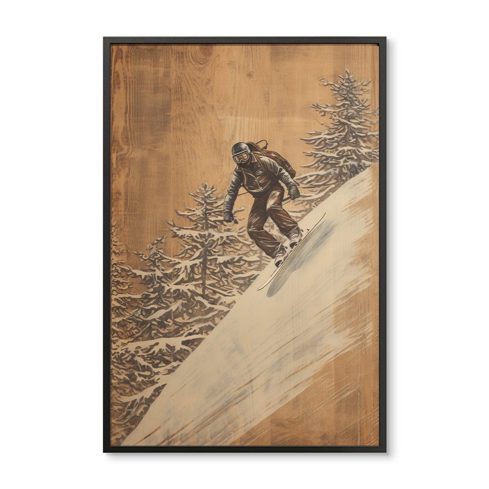 Timbered Snowboard