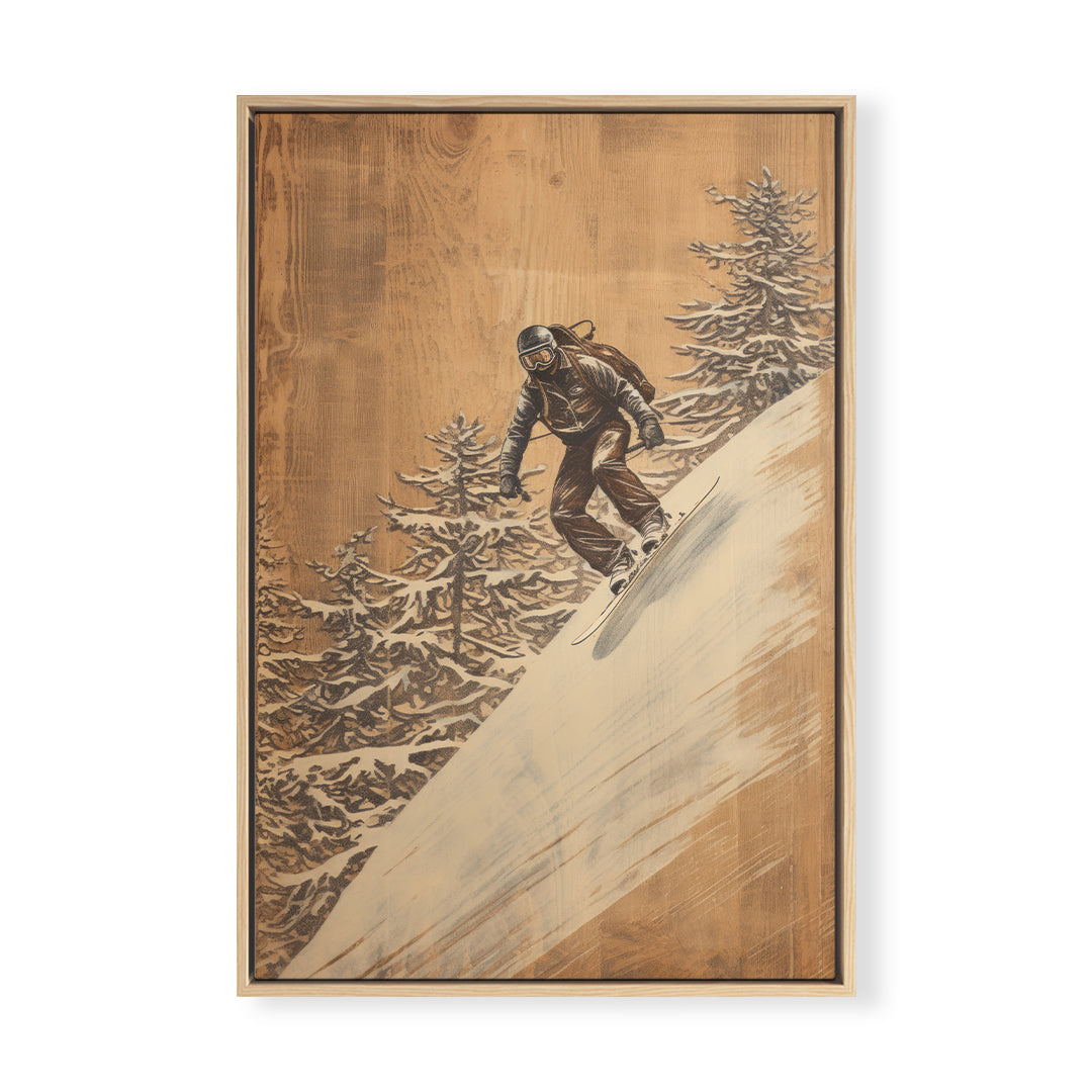 Timbered Snowboard