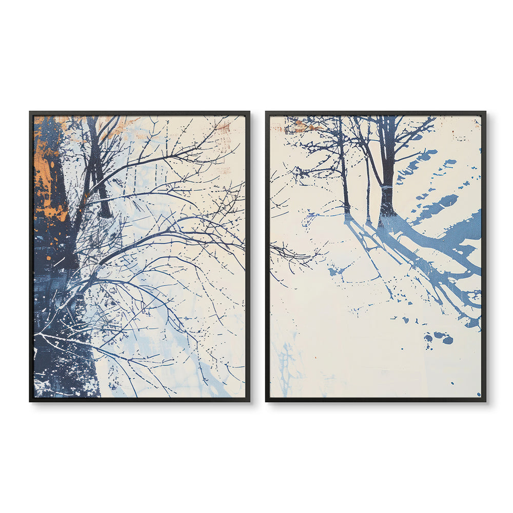 Snowy Shadows Pair