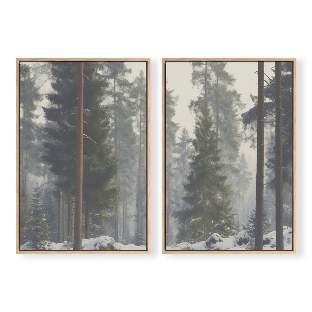 Snow Dusted Forest Pair