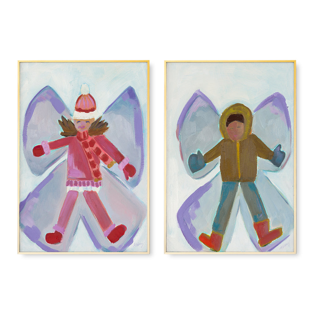 Snow Angel Pair by Abbey Mueller Sheorn