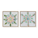 Southern Snowflake Pair by The Painted Katie
