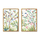 Chinoiserie Trees Panel Pair by Jenny Westenhofer