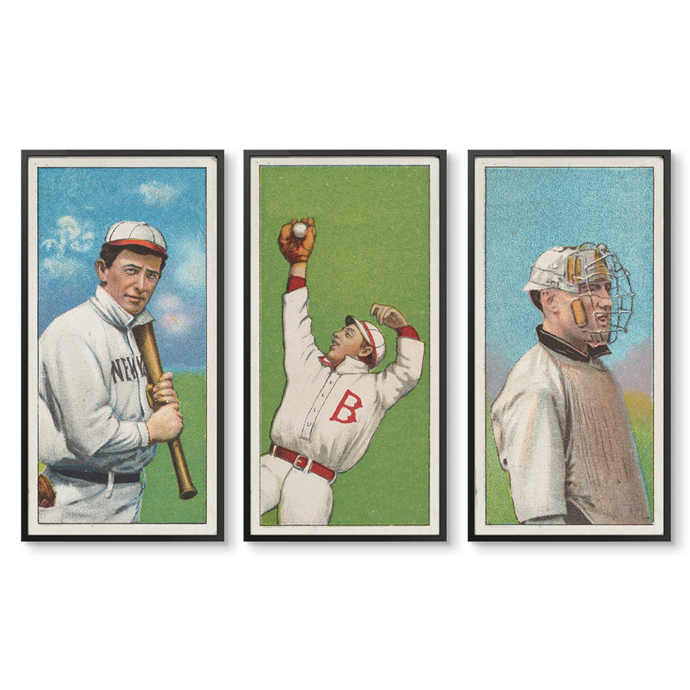 Vintage Baseball Trio