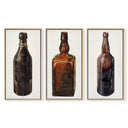 Vintage Bottles Trio