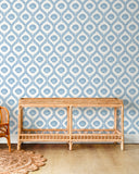 Seaside Trellis Wallpaper