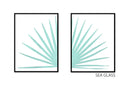 Palm Fan Pair