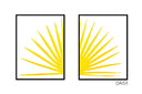Palm Fan Pair