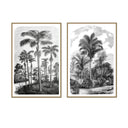 Vintage Tropical Oasis Pair