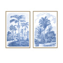 Vintage Tropical Oasis Pair