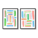 Abstract Lines Pair by Oh So Lovingly