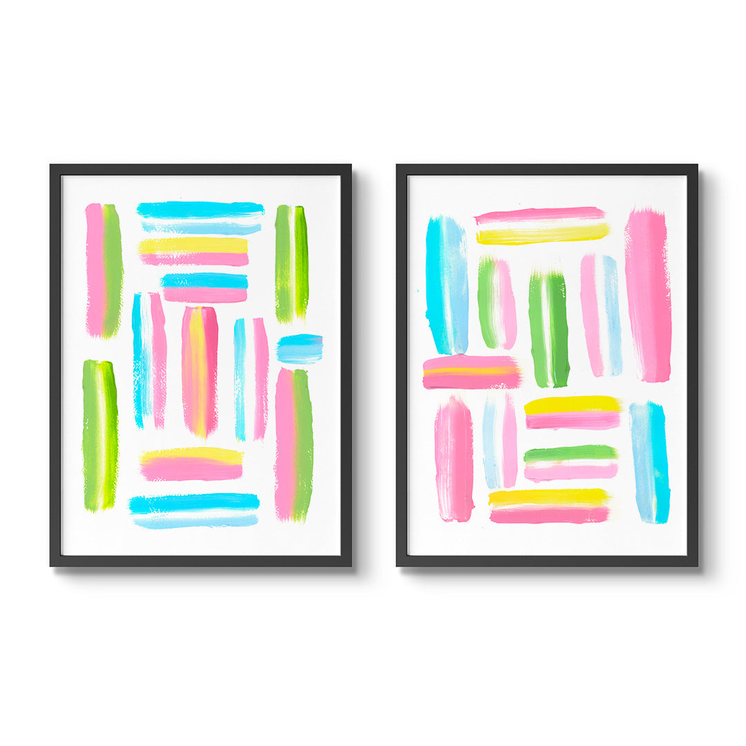Abstract Lines Pair by Oh So Lovingly