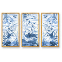 Crane Bird Panel Trio