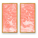 Crane Bird Panel Pair