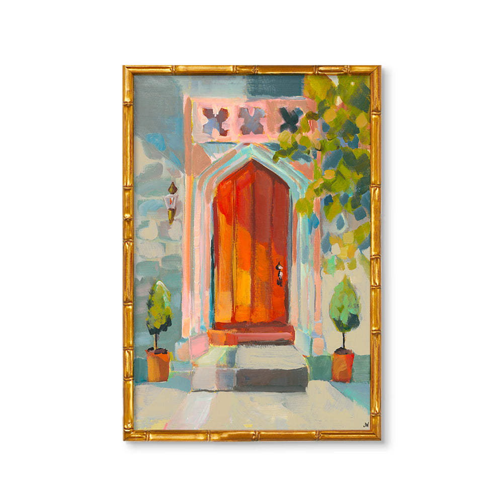 Orange Door by Jenny Westenhofer