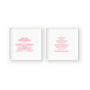 Pretty Pagoda Pair