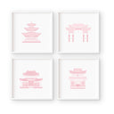 Pretty Pagoda Set of 4