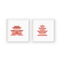 Pretty Pagoda Pair