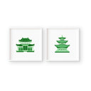 Pretty Pagoda Pair