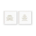 Pretty Pagoda Pair