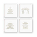 Pretty Pagoda Set of 4