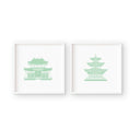 Pretty Pagoda Pair