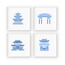 Pretty Pagoda Set of 4