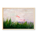 Pink Bird in the Marsh No. 2