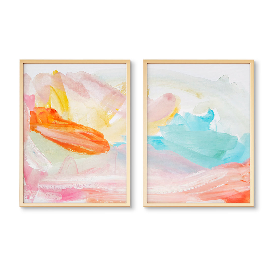 Playful Abstract Pair