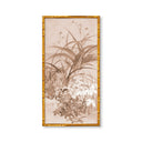 Vintage Flowers in the Reeds Panel