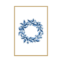 Blue Christmas Wreath