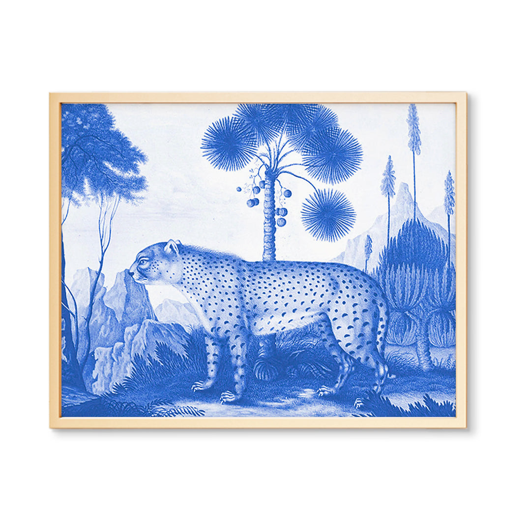 Vintage Leopard Drawing