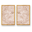 Vintage Bird Mural Pair