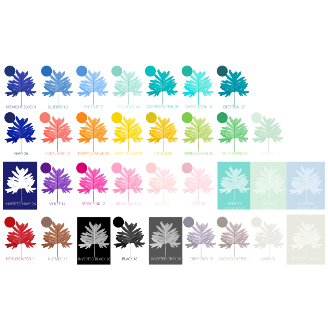 Botanical Color Chart Sample